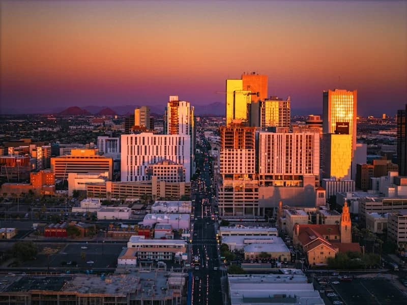 Phoenix, AZ skyline