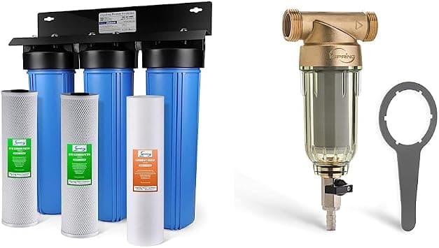 iSpring WGB32B 3-Stage Whole House Water Filtration System Whole House Water Filter
